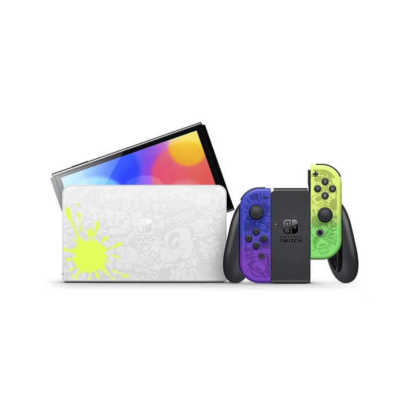 Nintendo Switch OLED Model Splatoon 3 Edition Console - جهاز ألعاب